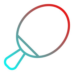 table tennis paddle icon