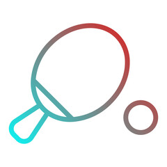 table tennis paddle icon