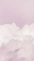 NSTA Story Template Backgrounds. Twilight sky with effect of light pastel colors. Colorful sunset of soft clouds. 9:16 Aspect Ratio