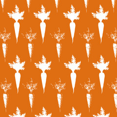 food collection carrot orange pattern