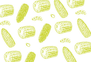 food collection pattern of corn 