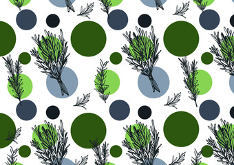 pattern food collection fruit and vegetables