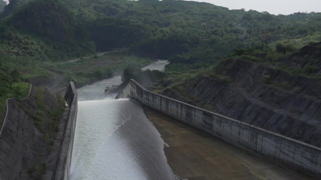 Jatigede Reservoir Dam Cimanuk River Sumedang, West Java, Indonesia