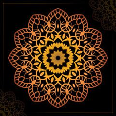 Colourful Mandala Pattern Traditional Vector Illustration