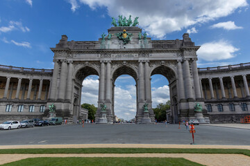 Fototapeta na wymiar The Triumphal Arch, Brussels, Belgium