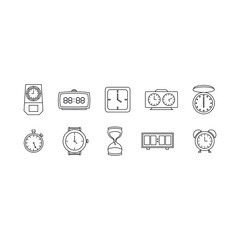 Time Clock vector for website symbol icon presentation