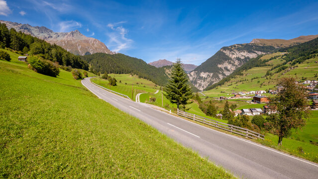 Nauders (Tyrol, Austria) is located at the end of the Finstermunzpass in a high valley of the &Ouml;tztal Alps. The Swiss and Italian borders are near. The district capital of Landeck is near.