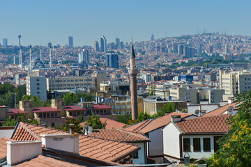 Obraz premium Ankara cityscape including major monuments - Ankara, Turkey
