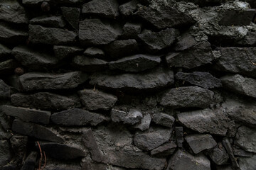 Close up of a stone texture. Stone macro background.