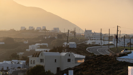 Sunrise on Santorini island