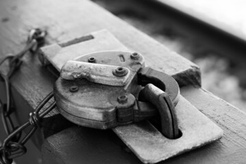old lock and key