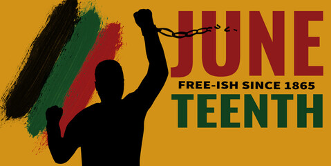 Juneteenth Freedom Day. African heritage . June 19. Celebrate Black Freedom. Flag