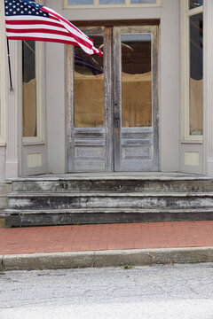 1900's General Store Front Steps And Entry