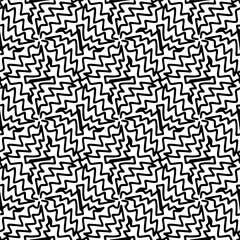 Seamless abstract geometric hand drawn pattern.