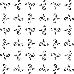 Seamless abstract geometric hand drawn pattern.