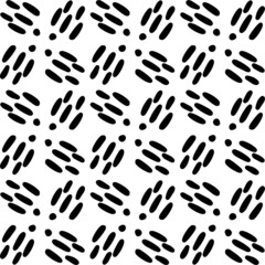 Seamless abstract geometric hand drawn pattern.