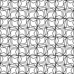 Seamless abstract geometric hand drawn pattern.