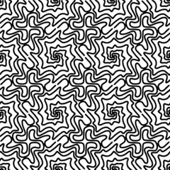 Fototapeta premium Seamless abstract geometric hand drawn pattern.