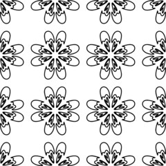 Seamless abstract geometric hand drawn pattern.