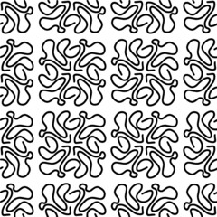 Seamless abstract geometric hand drawn pattern.