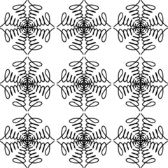 Seamless abstract geometric hand drawn pattern.