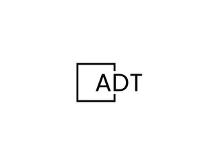 ADT letter initial logo design vector illustration