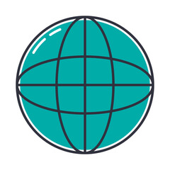 global sphere icon