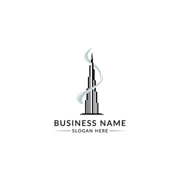Vape Dubai logo, premium vape logo design