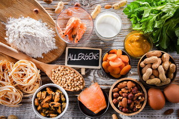 Composition with common food allergens
