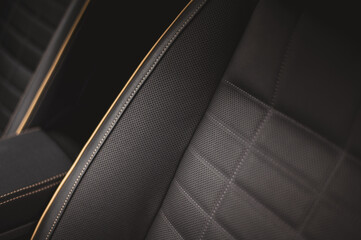 Renault Megane E-tech Electric leather seat detail