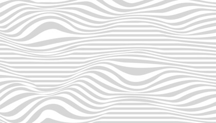 Striped abstract wavy background