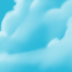 blue sky with clouds