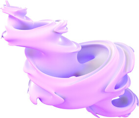 Fluid 3d Abstract Fluid Smooth Fractal Sculpture Shape