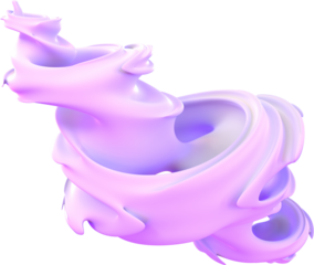 Fluid 3d Abstract Fluid Smooth Fractal Sculpture Shape