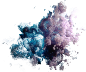 Colorful Abstract Smokey Vapor Cloud Formation