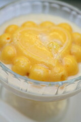 中国料理のマンゴープリン