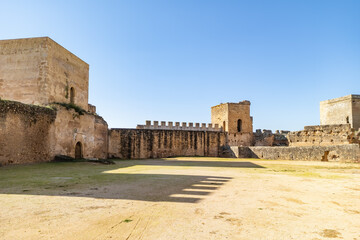 Ruins of the Castle of Alcala de Guadaira in Seville, Andalusia, Spain