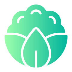 cauliflower gradient icon