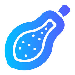 papaya gradient icon