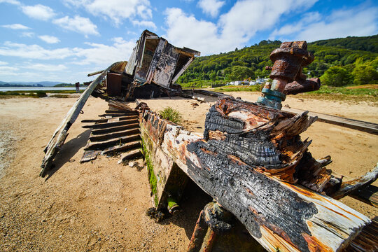 Point Reyes Shipwreck Fire