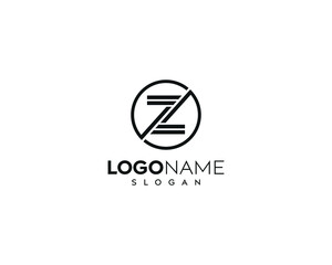 Abstract letter Z logo-ZZ logo design