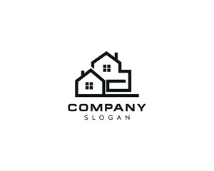 Real Estate Home Icon Logo Design