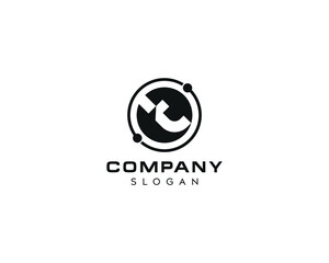 Obraz premium Letter T Logo Design-Text T Letter Logo Design