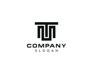 Abstract letter TM logo-TM LOGO