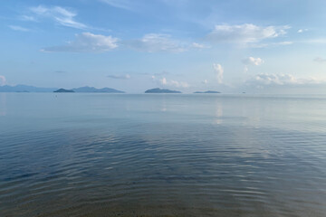Blue sea and sky in Thailand