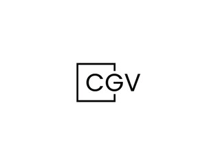 CGV Letter Initial Logo Design Vector Illustration