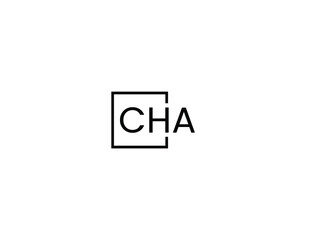 Fototapeta premium CHA Letter Initial Logo Design Vector Illustration