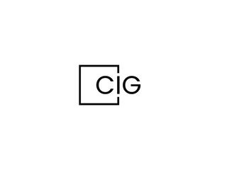 CIG Letter Initial Logo Design Vector Illustration	