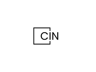 CIN Letter Initial Logo Design Vector Illustration	