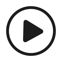 Play Icon for Graphic Design Projects